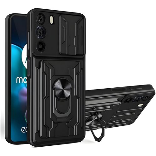  Hybrid Armor Camshield za Motorola Moto G62 - Crna KP24909 Cene