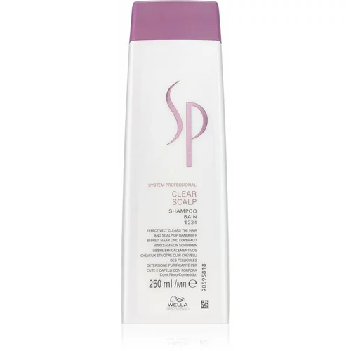 Wella sp care clear scalp shampoo - 250 ml