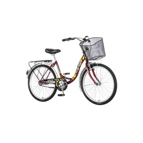 Visitor bicikl LOW241FCR 24"15" lowland bordo žuto sivi 2018 EUR1 Cene