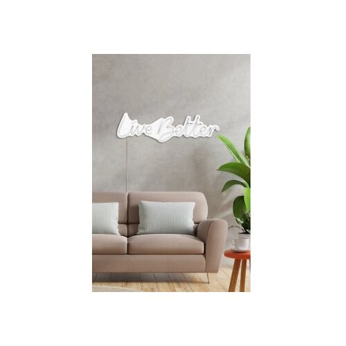 WALLXPERT dekorativna plastična led rasveta live better white Cene