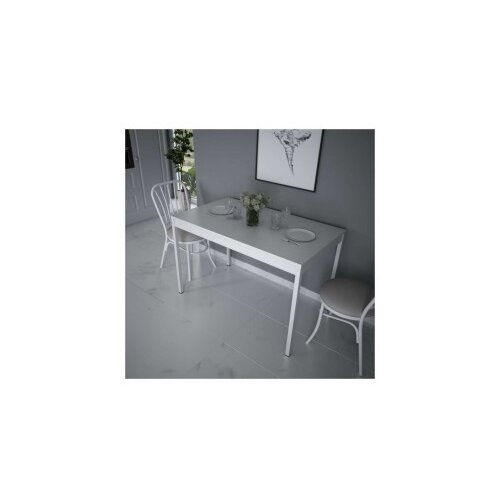  Klub sto beli 70x120cm Alesta Cene