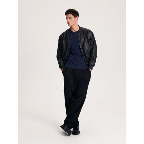Reserved - Majica slim fit - mornarsko plava Slike