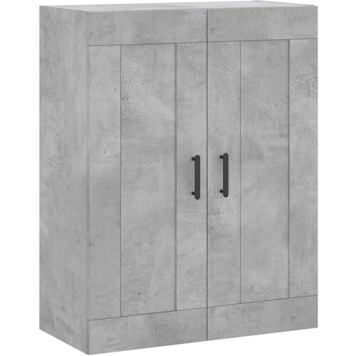 Maison Chic Stenska omarica - Zidna omarica betonsko siva 69,5x34x90 cm inženirski les iu161, (22063455) Cene