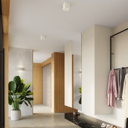 Sollux Lighting sollux SL.1846 - spot svetiljka quad 1xGU10/10W/230V beton/krem Slike