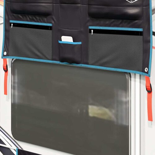  Vreća za spremanje s pohranom Crna i Plava 98 x 47 cm oxford Slike