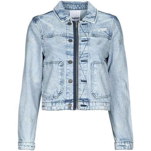 Desigual Jeans jakne CHAQ_FERIHA Modra Slike