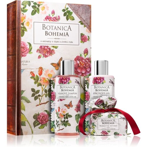 Bohemia Gifts & Cosmetics Botanica darilni set (z izvlečki divje vrtnice) za ženske Cene