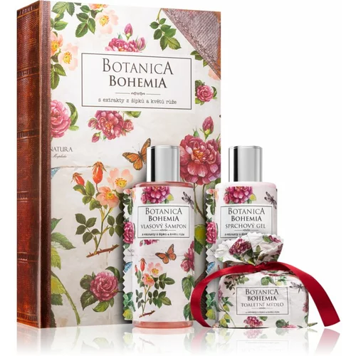 Bohemia Gifts & Cosmetics Botanica darilni set (z izvlečki divje vrtnice) za ženske