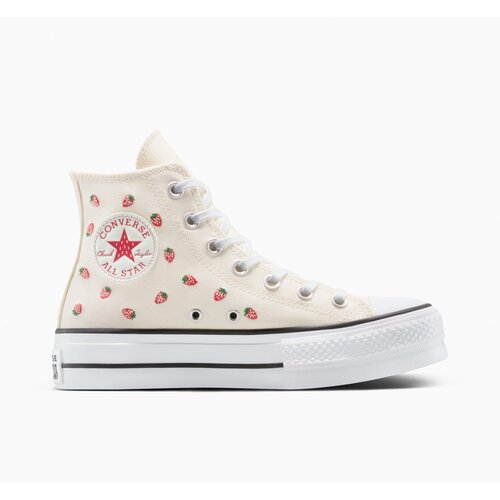Converse Ženske patike chuck taylor all star lift platform embroidered strawberries Cene