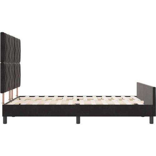 vidaXL Krevet okvir Crni 140x200 cm Baršun Cijene
