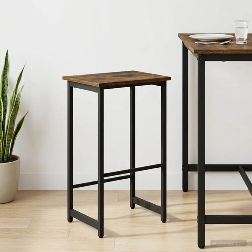  Barska stolica Dimljeni hrast 40 x 32 x 74 cm Konstruirano drvo - Dimljeni hrast 1 40 x 32 x 74 cm Cijene