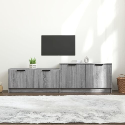 The Living Store TV omarica siva sonoma 158,5x36x45 cm konstruiran les - TV Omarica, (21376370) Cene
