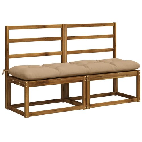  Jastučić za klupu VIANEN 100% poliester Pijesak - Pijesak 150 x 40 x 12 cm Slike