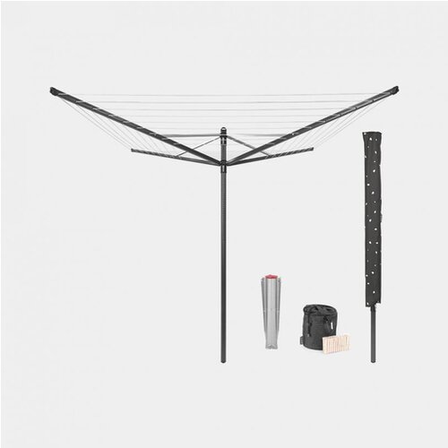 Brabantia zunanji su&amp;scaron;ilnik za perilo Lift-O-Matic, 50 m, 290503, črno Slike
