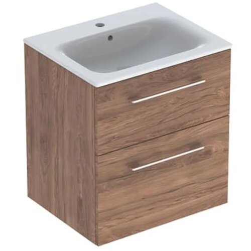 Geberit Selnova Square komplet ugradni umivaonik sa ormarićem, 60cm orah 501.238.00.1 Cene