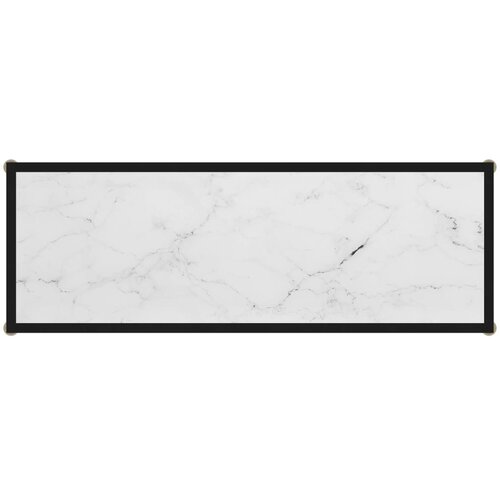  Konzolni stol bijeli 100 x 35 x 75 cm od kaljenog stakla Slike