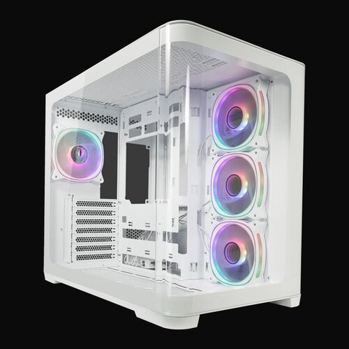 LC-Power Case Gaming 8001WPro-Storm Light, Midi towerBTF, ATX, Micro-ATX, Mini-ITX Slike