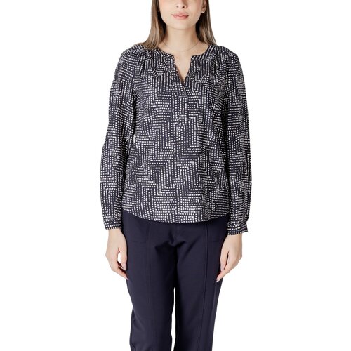 Street One Topi & Bluze Splitneck tunic blouse 345444 Modra Cene