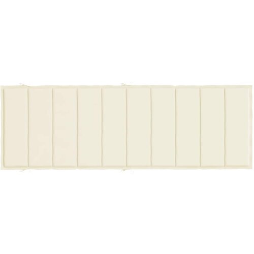  Jastuk za ležaljku krem 186x58x4 cm od tkanine Oxford Slike