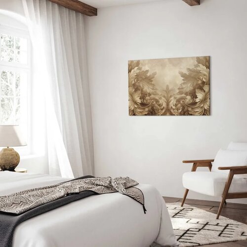  Slika - Carved Baroque Ornaments Rich Composition in Sepia Colors 30x20 Premium Print Slike