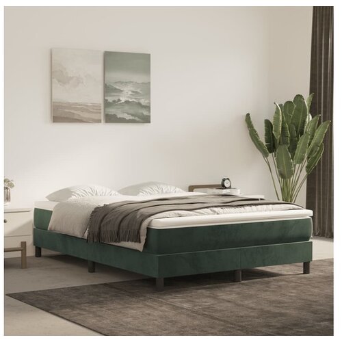 Madrac s oprugama tamnozeleni 140 x 190 x 20 cm bar&scaron;unasti Cijene