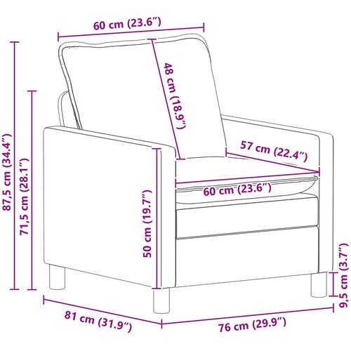  Set sofe 2 pcs Svjetlosiva Bar&amp;scaron;un Slike