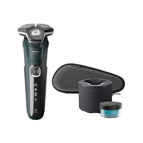 Philips SHAVER Series 5000 S5884/50 mo&scaron;ki brivnik Rotacijski brivnik Strižnik Črna, Zelena Cene