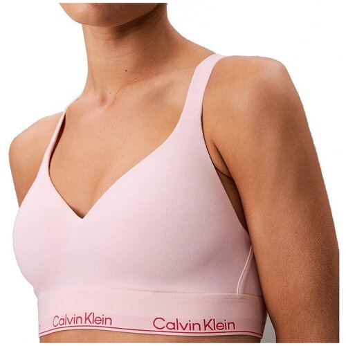 Calvin Klein Jeans Topi LIFT BRALETTE ICON COTTON MODAL Rožnata Cene