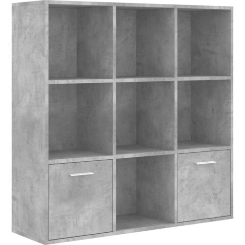 Maison Chic Knjižna omara - Knjižni regal betonsko siva 98x30x98 cm iverna plošča, (21724873) Cene