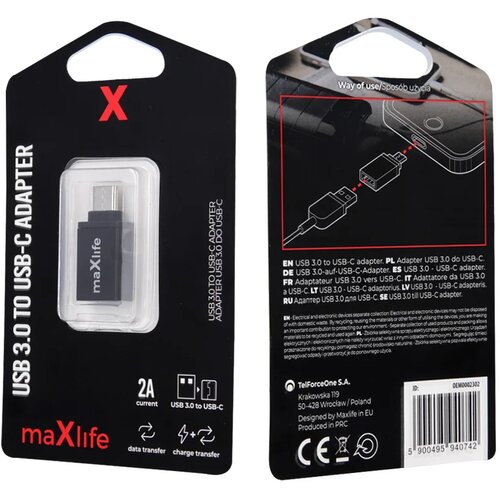  USB-C na USB 3.0 MaXlife Cene