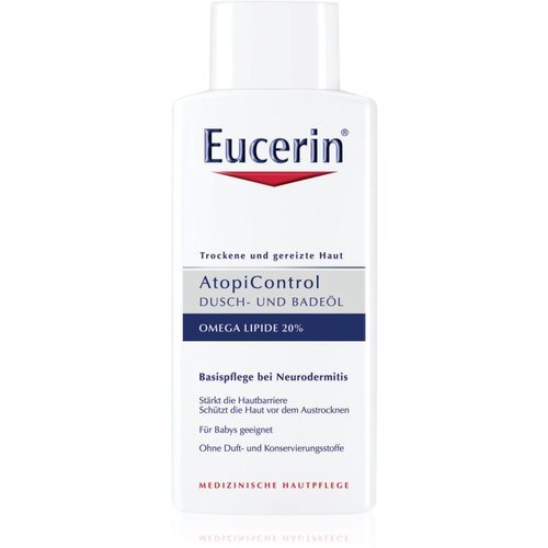 Eucerin AtopiControl ulje za kupku i tuširanje za suhu kožu sklonu svrbežu 400 ml Cijene