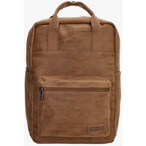 Enrico Benetti Rotterdam 13" Notebook Backpack Camel Nahrbtnik Rjava