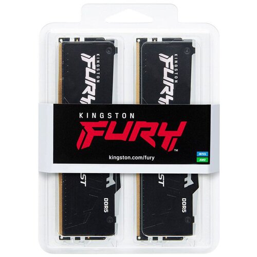 Kingston Fury Beast 16GB (2x16GB) 6000MT/s DDR5 CL36 EXPO (KF560C36BBEAK2-16) RGB ram pomnilnik Slike