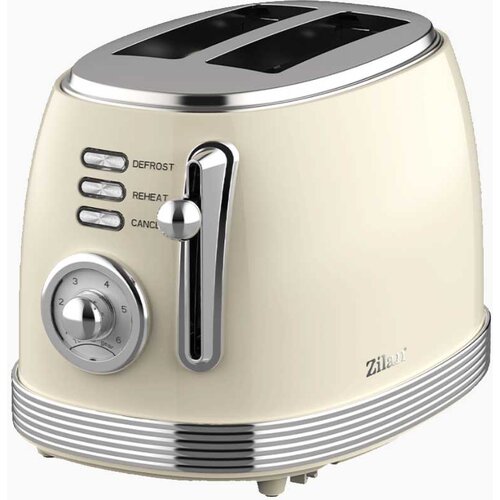 Zilan ZLN1191 Toster 2 otvora za kruh, 6 nivoa grijanja, 850W, Retro Cene