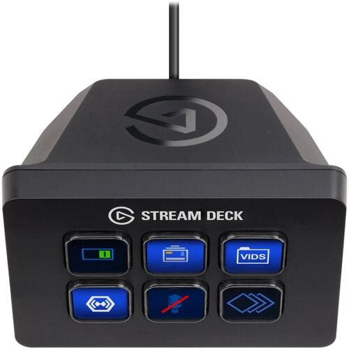 Elgato Stream Deck i makro kontroler 10GAI9901 STDEMI Black Slike