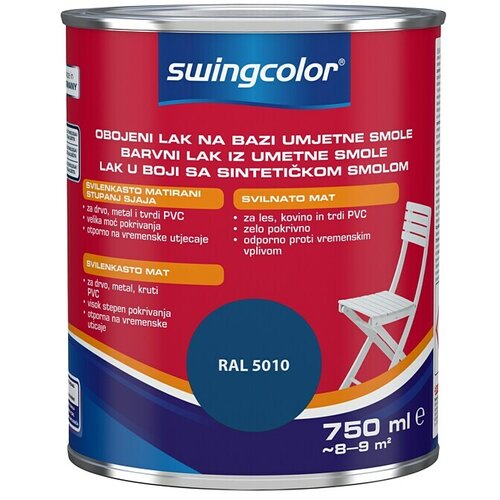 SWINGCOLOR Lak u boji (Boja: Plave boje, 750 ml) Slike