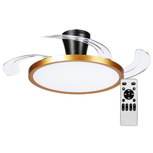 Mitea Lighting Ventilator zlatno -CRNI plafonski 30W sa svetlom LED CCT 30W sa daljinskim upravljačem MV5040-GB Cene