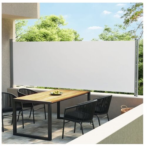  Uvlačiva bočna tenda za terasu 600 x 160 cm krem Cene