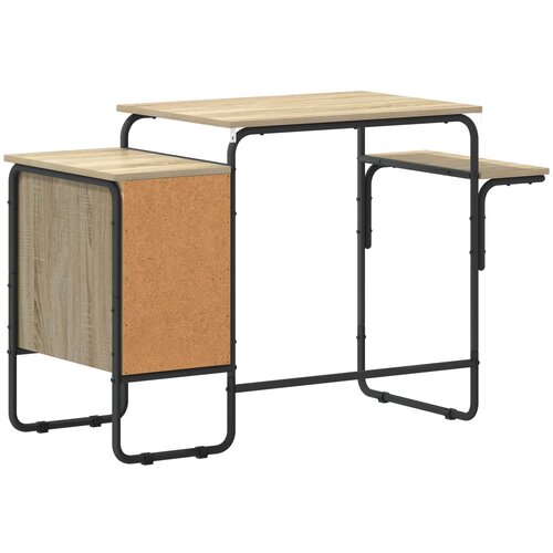  Stol s pohranom Hrast sonoma 120 x 50 x 75 cm Slike