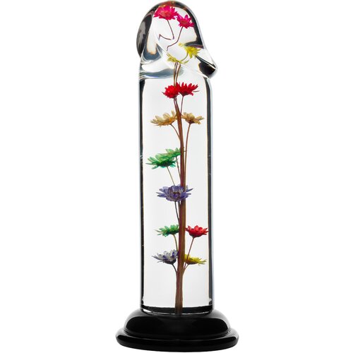 LOVISS Helichrysum Garden Flower Dildo Smooth Transparent Slike