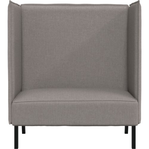  Highback Sofa Smeđesiva 109x56x121 cm Tkanina Slike