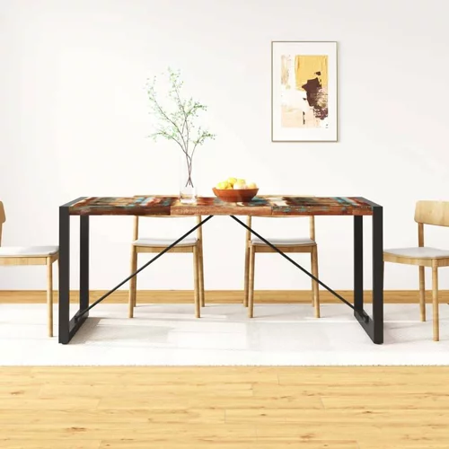  Jedilna miza iz trdnega predelanega lesa 180 cm, (20625828)