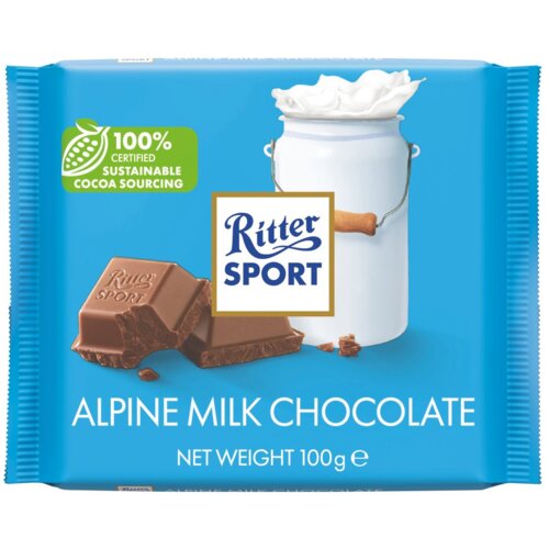 RITTER SPORT Čokolada alpine milk 100g Cene