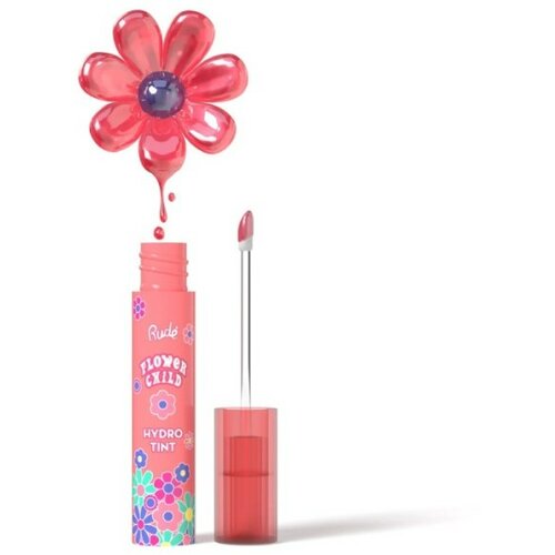 Rude Cosmetics tečni hidratantni ruž za usne FLOWER CHILD Cherry Blossom 3g Slike