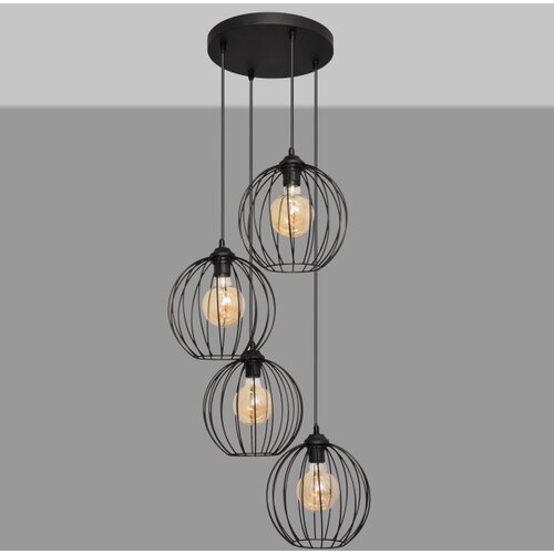  Luster na sajli MERCURE 4xE27/15W/230V Slike