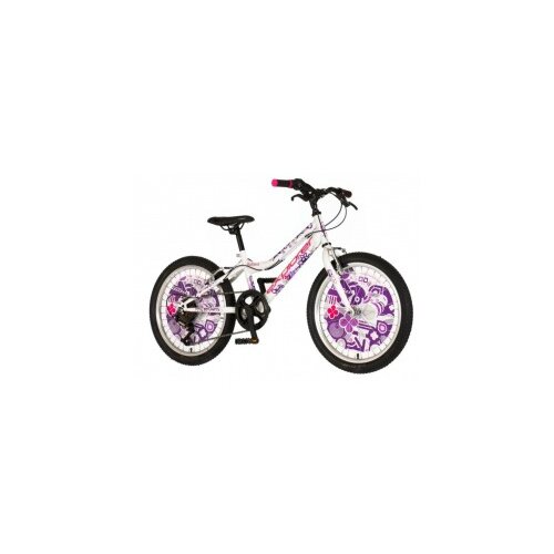 KIDS bicikla explorer belo ljubičasta Cene