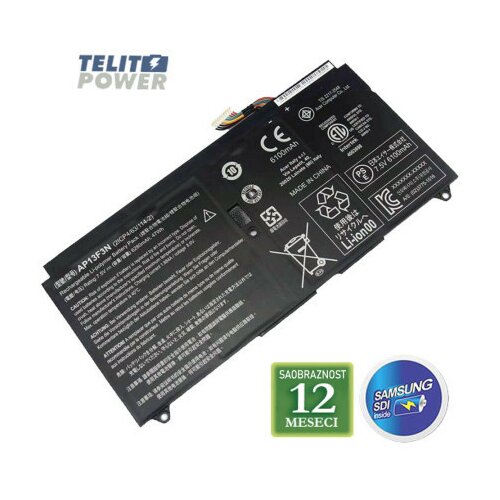 Acer baterija za laptop ultrabook:aspire S7-392 series S7-392 / AP13F3N 7.5V 6280mAh ( 2637 ) Slike