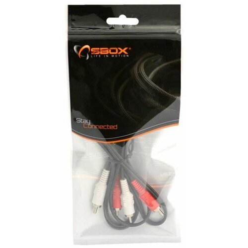 S Box Kabel AVDIO 2xChinch M-2xChinch M 1,5m RCA-101 Cene