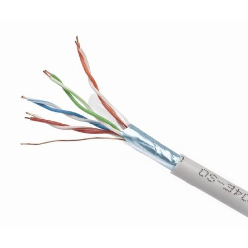Gembird FPC-5004E-SOL/100 FTP cat.5E Indoor solid CCA kotur 100m kabal Slike