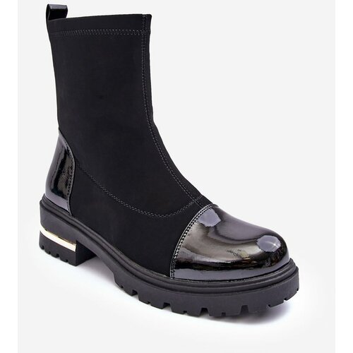 Kesi Leather classic flat shoes black Shendete Slike